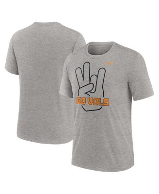 Nike - Men's Heather Gray Tennessee Volunteers Campus Local Tri-Blend T-Shirt