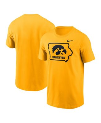 Nike - Men's Gold Iowa Hawkeyes Campus Local T-Shirt