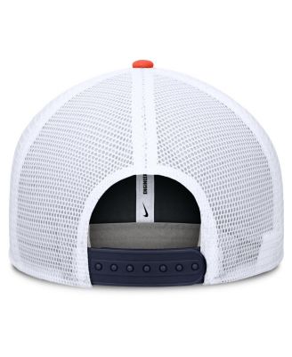 Men's Navy/Orange Houston Astros Pro Performance Trucker Snapback Hat