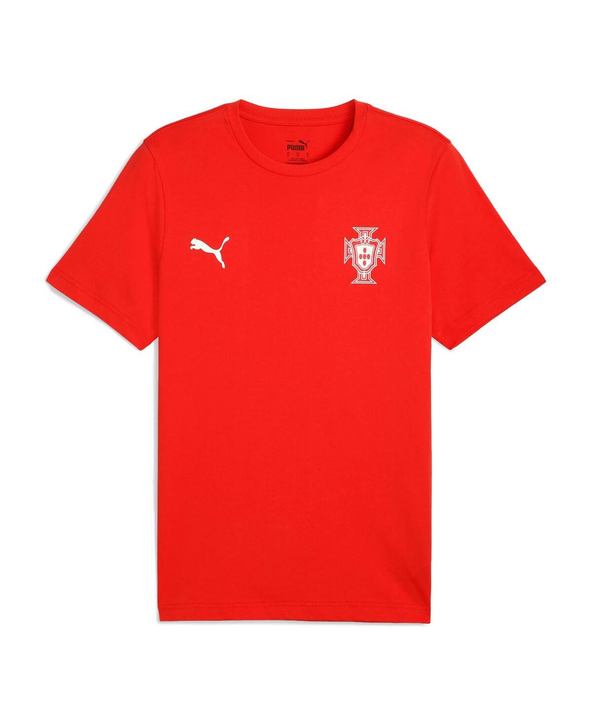Puma Men's Red Portugal National Team Ftblless T-shirt In Red