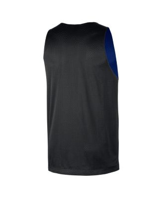 Men's Royal/Black Golden State Warriors&nbsp;Courtside Reversible Mesh Practice Jersey