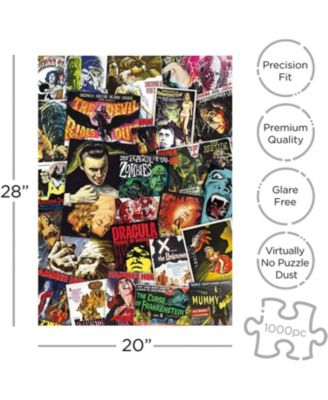Hammer Classic Horror Movies Collage 1000 Piece Jigsaw Puzzle