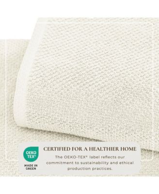 100% Cotton Textured 2-Piece Oversized Bath Sheet Set, 35” x 68”
