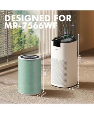 Morento Ture HEPA Air Purifier Filters for 7566, High-Efficiency Activated Carbon Filter, Original Standard Version