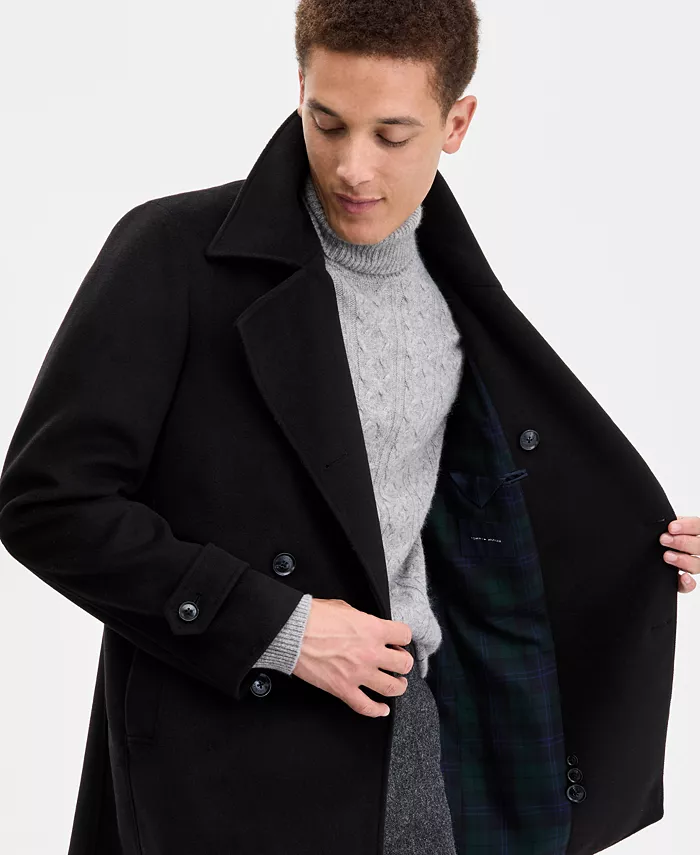 Men's Modern Fit Peacoat - thumbnail 8