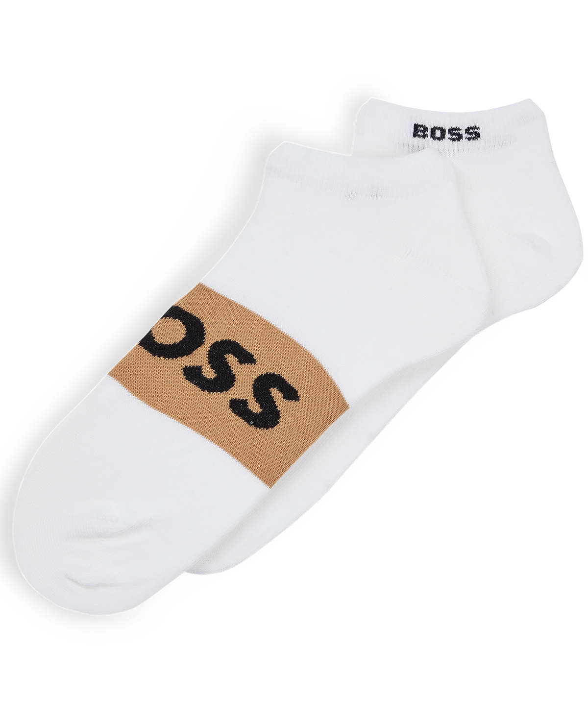 Boss by Hugo Boss Men's Ankle-Length Two-Pack Socks - Natural