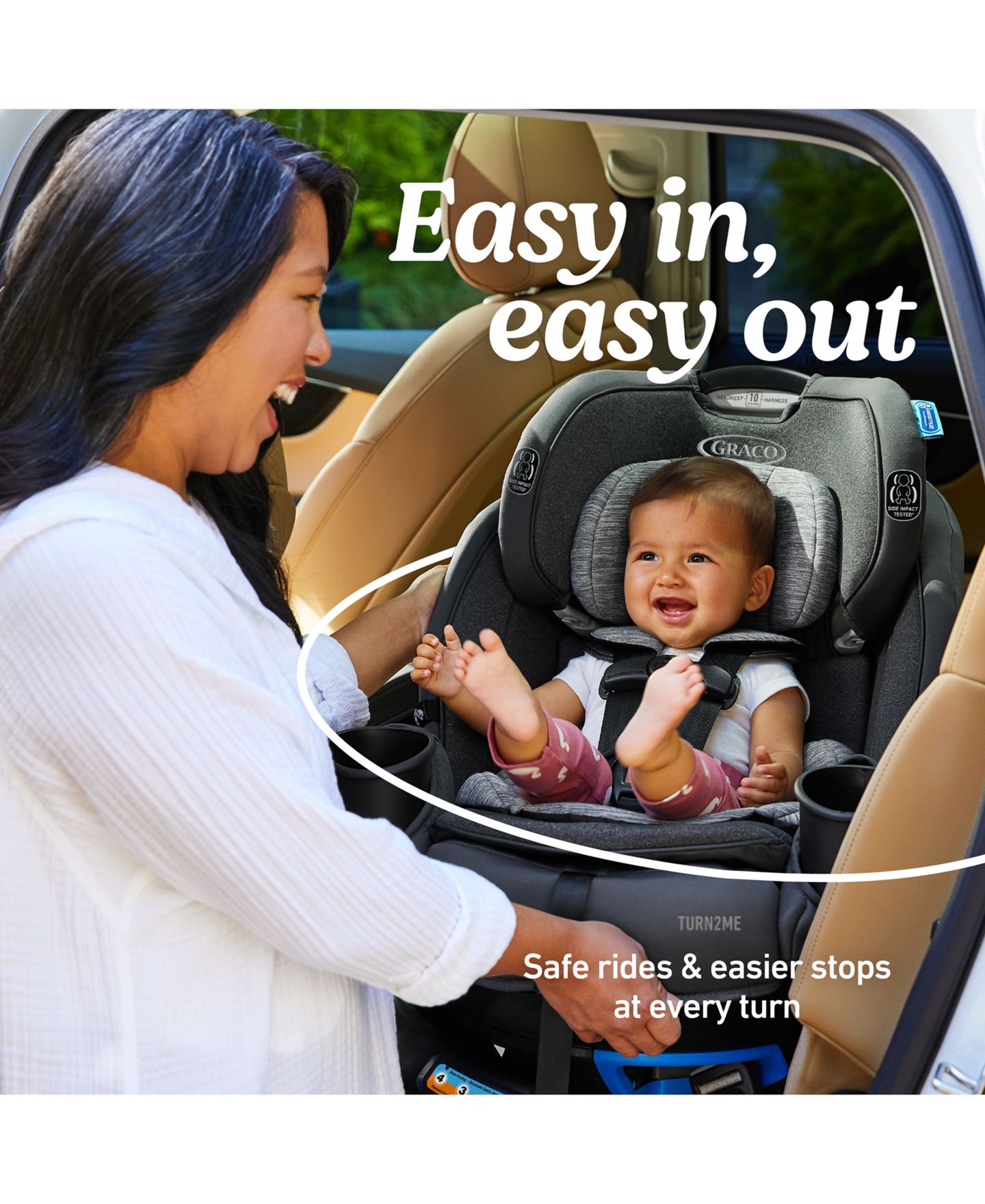 Graco Baby Turn2Me 3-in-1 Car Seat, цвет: Синий — фото 3