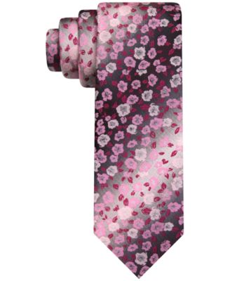 Men's Floral Shadow Tie