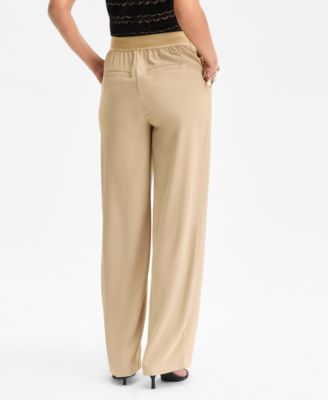 Women's Straight-Leg Pull-On Pants, Exclusively at Macy's