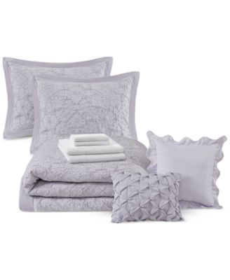 Payton 9-Pc. Jacquard Comforter Set, Queen