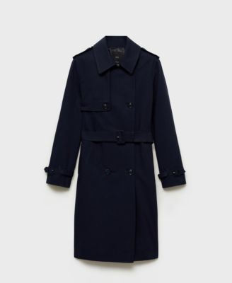 Women's Belted Classic Trench Coat