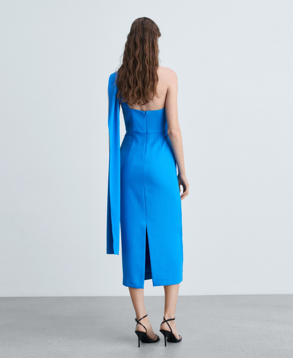 Mango Dress Blue In Blue