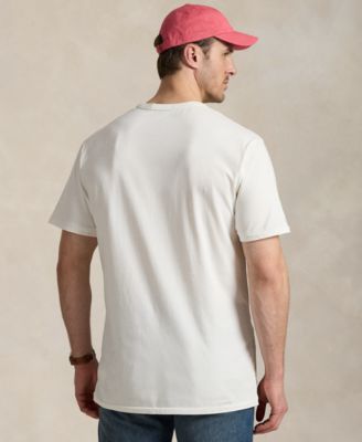 Men's Big & Tall Plaid-Logo Jersey T-Shirt