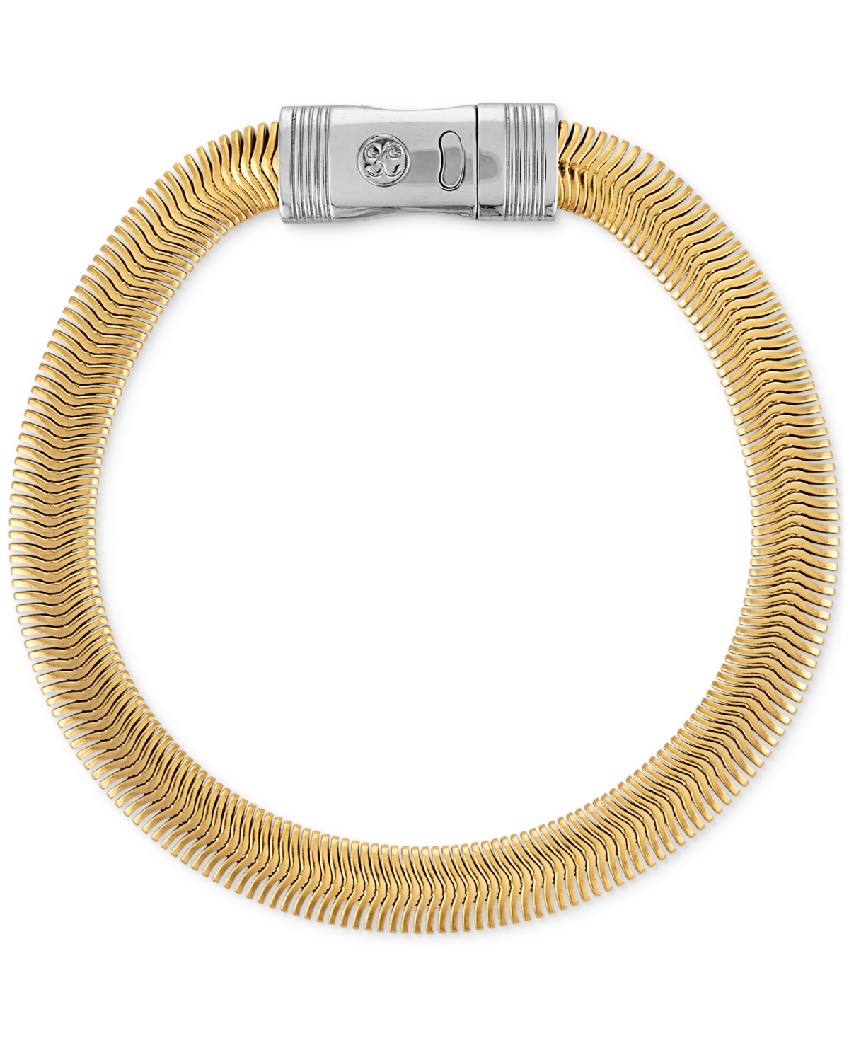 Flat Snake Link Chain Bracelet in Gold-Tone Ion Plated Stainless Steel, Exclusively at Macy's - Gold-Tone