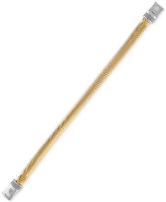 Flat Snake Link Chain Bracelet in Gold-Tone Ion Plated Stainless Steel, Exclusively at Macy's