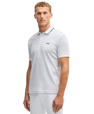 Men's Jacquard Regular-Fit Paddy Polo