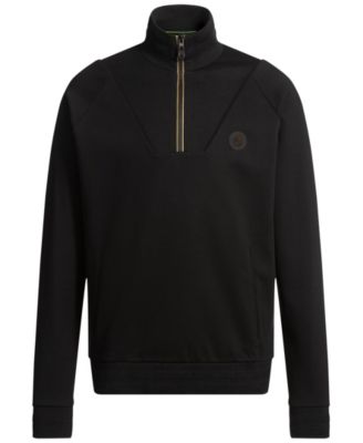 Men's Double B Monogram Zip-Neck Sweatshirt