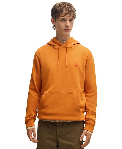 alfani BOSS by Hugo Boss Men's Regular-Fit Cotton Terry Logo Patch Hoodie Brands