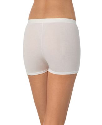 Women's Cabana Cotton Rib Solid Boxer Shorts