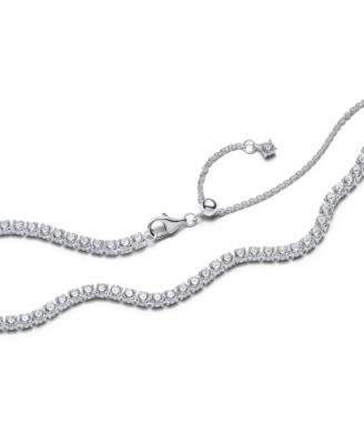 Sterling Silver Tennis Choker Necklace