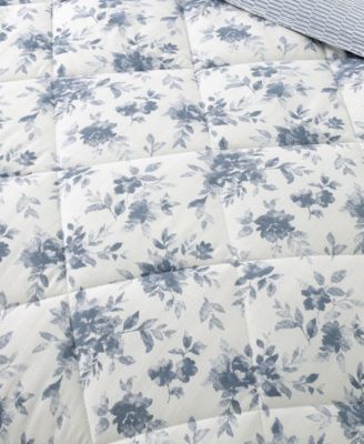 Layla Floral-Print 4-Pc, Comforter Sets