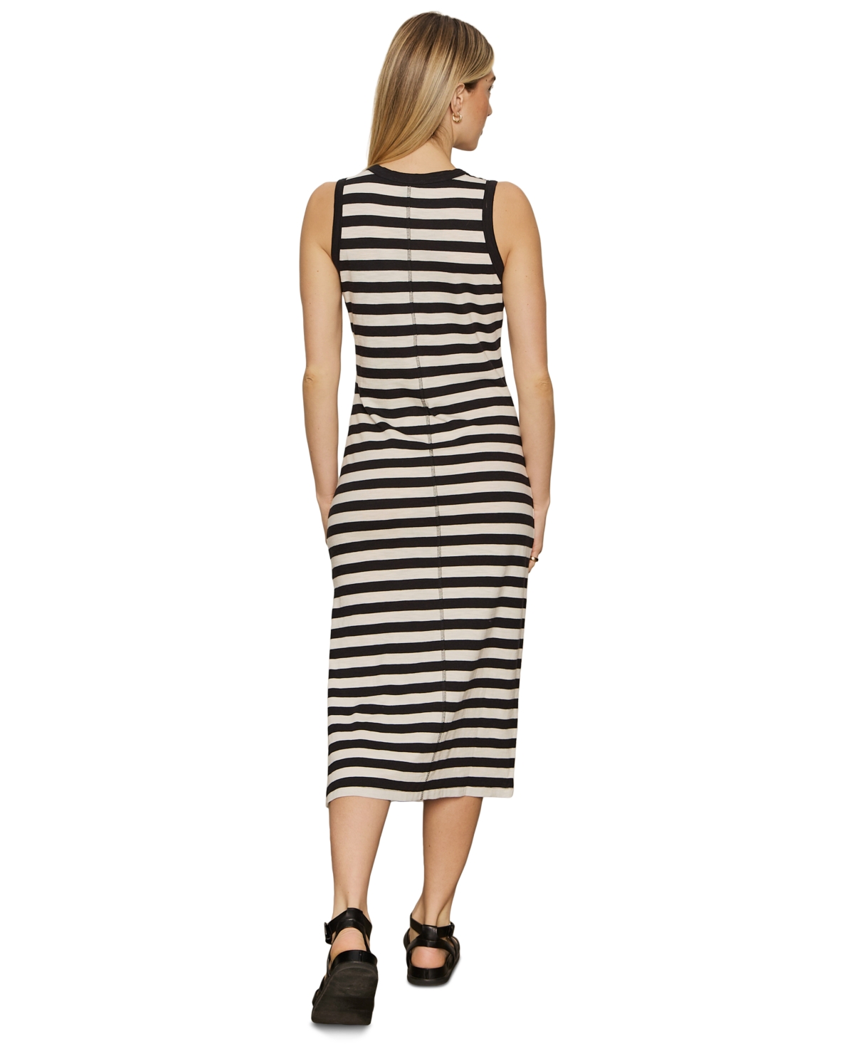 Shop Sanctuary Women's Striped Sleeveless Midi Dress