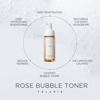 Rose Bubble Pre, Pro & Postbiotics Toner