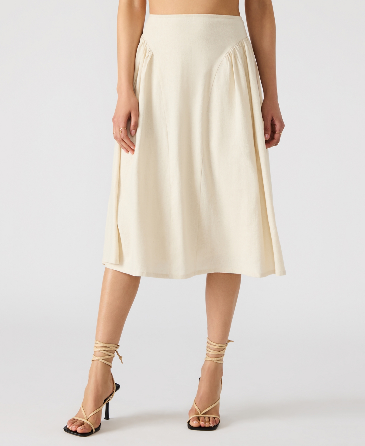 Women's Brooklyn Shirred Midi Skirt - Antique