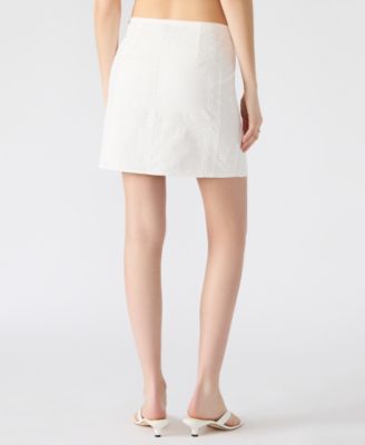 Women's Crissy Eyelet Patchwork Mini Skirt