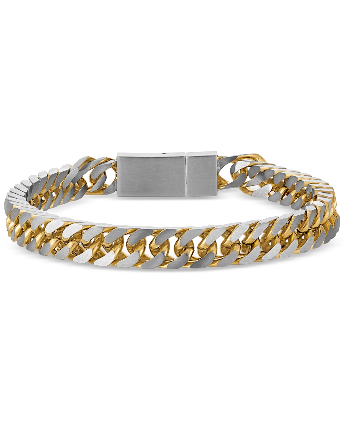 Two-Toned Curb Link Chain Bracelet, Exclusively for Macy's - Blue