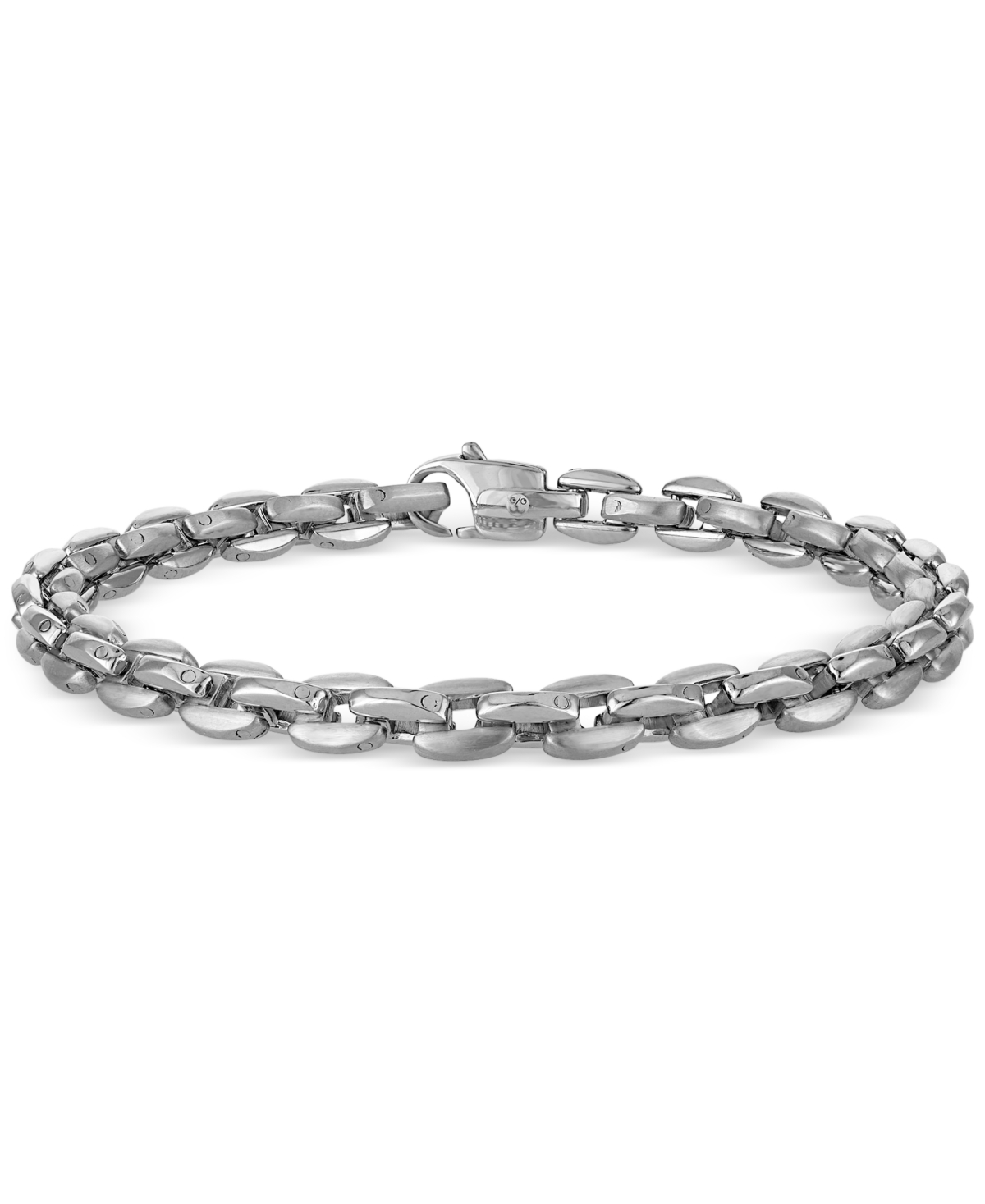 Rounded Box Link Chain Bracelet, Exclusively for Macy's - Steel