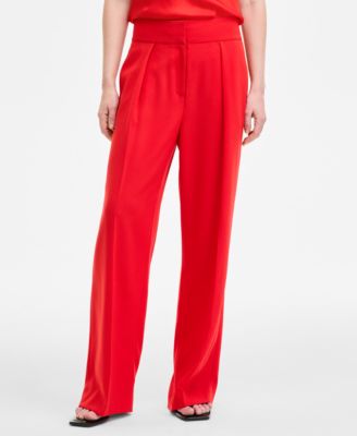 Women's High-Rise Wide-Leg Pants, Exclusively at Macy's