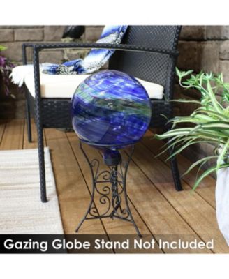 Gazing Globe Glass Garden Ball for Lawn, Patio or Indoors - 10" Diameter