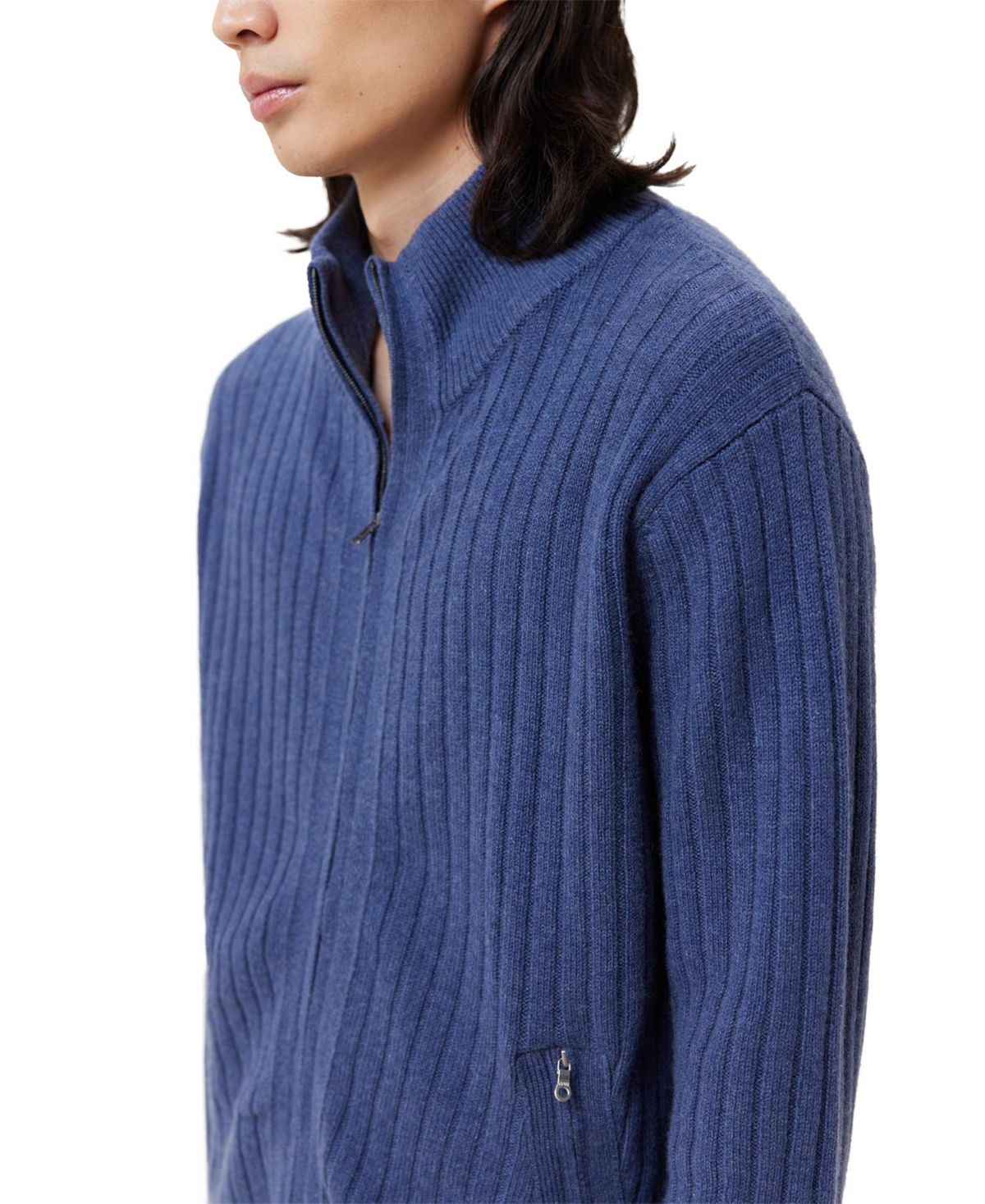 Gobi Cashmere Men's Full-Zipper Cashmere Cardigan
