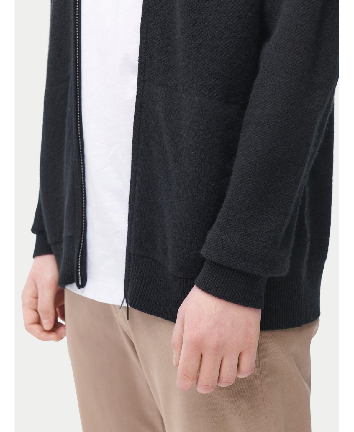 Gobi Cashmere Men's High Neck Full-Zip Cardigan