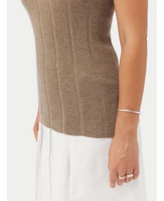 Women's T-Neck Cashmere Top