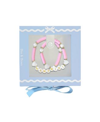 Girls Pink Mama and Mini Bracelet Gift Set