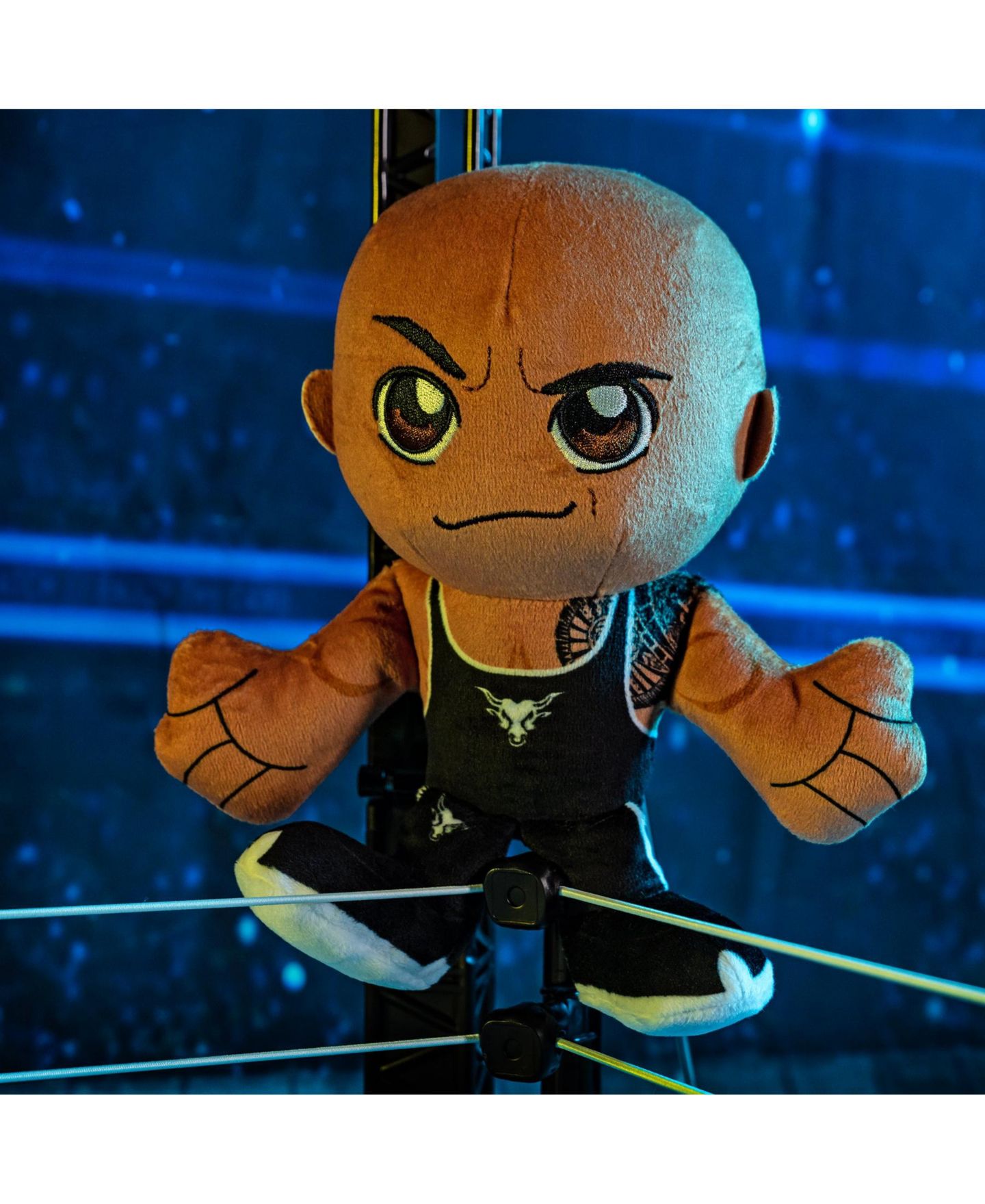Детская мягкая игрушка Bleacher Creatures The Rock 8" Chibi-Inspired Kuricha Plush — фото 2