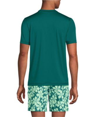 Men's SunShade UPF 50 Short Sleeve Swim Tee Cooling Rash Guard