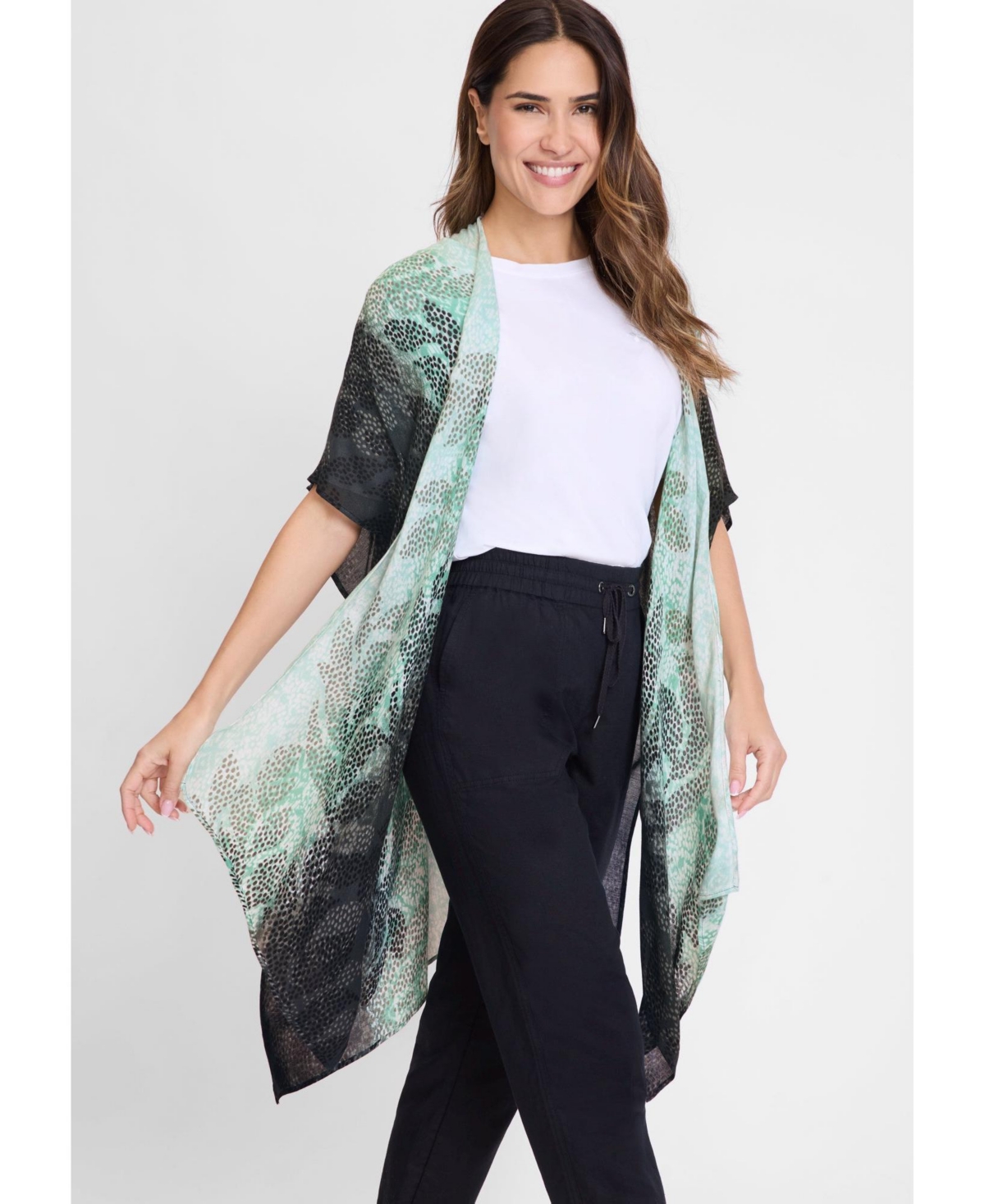 Panneaux Print Duster - Mint green