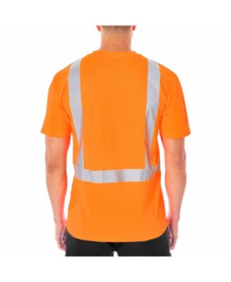 Men's Short Sleeve High-Visibility Reflective Safety Tee