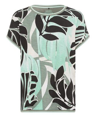 Women's Abstract Palm Print T-Shirt