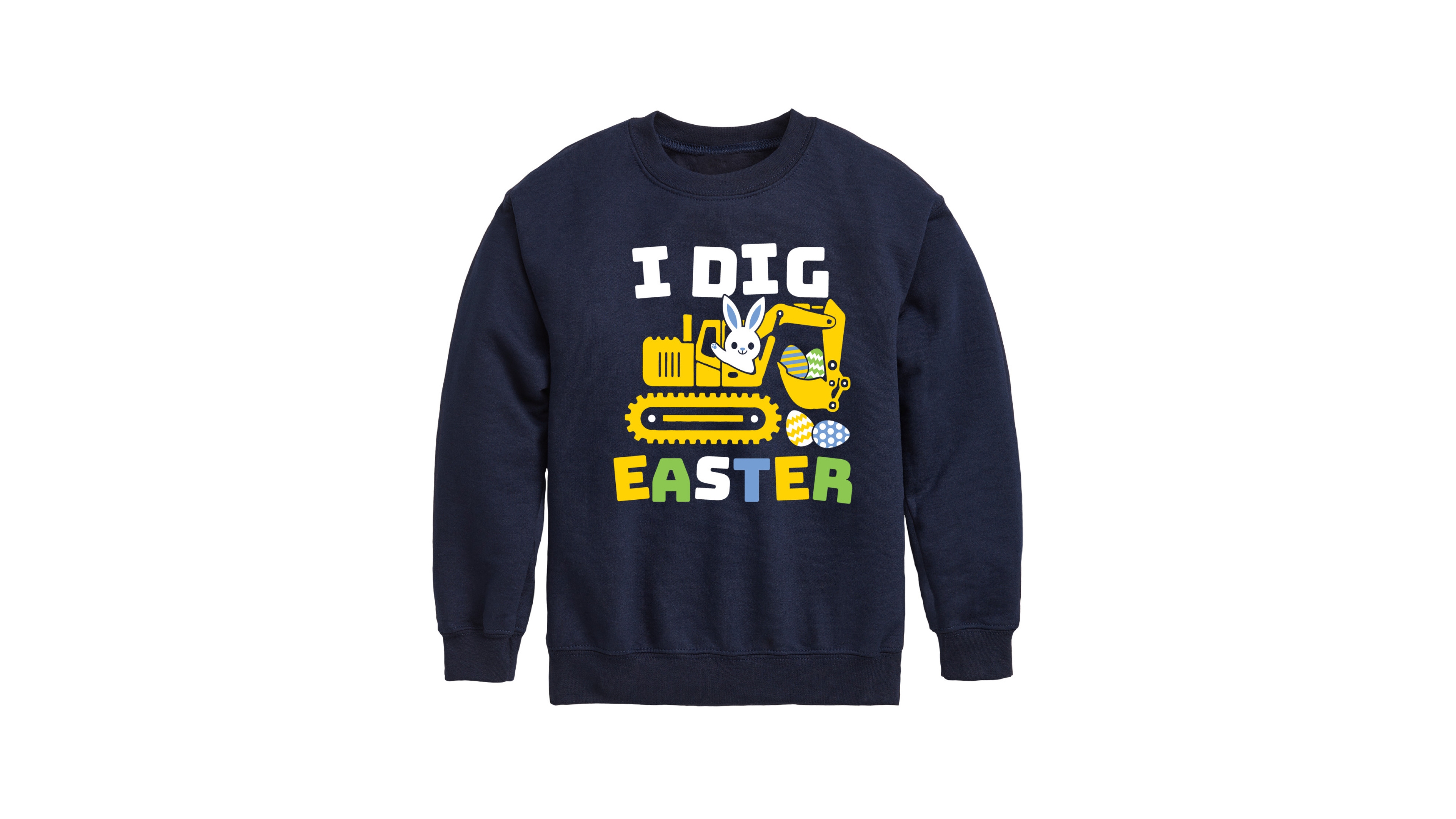 Hybrid Big Boys I Dig Easter Graphic Fleece Sweatshirt