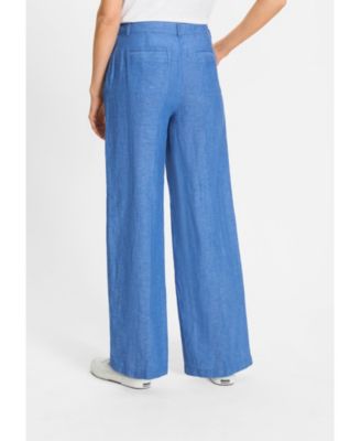 Women's Anna Fit Wide Leg Pleated Trouser