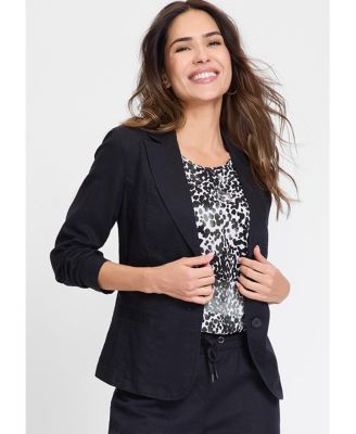 Women's Cotton Linen Blazer