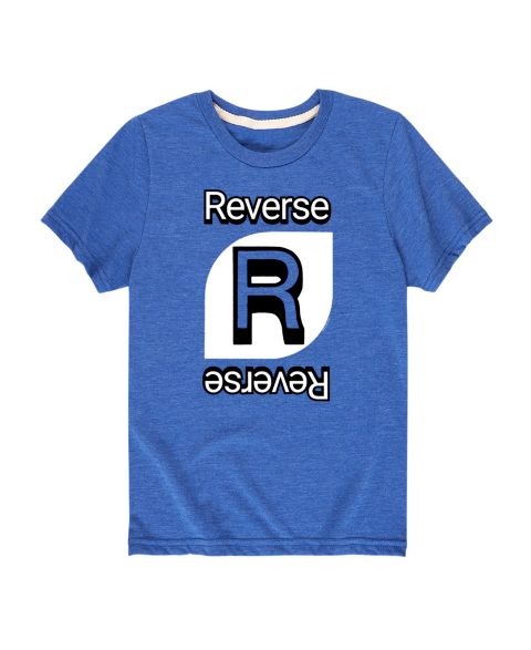 Футболка Hybrid Uno Reverse Graphic для мальчиков, цвет: Синий
