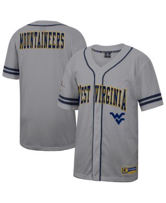 Colosseum - Men's Gray West Virginia Mountaineers Free Spirited Baseball Jersey