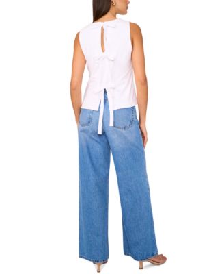 Women's Tie-Back Sleeveless Top