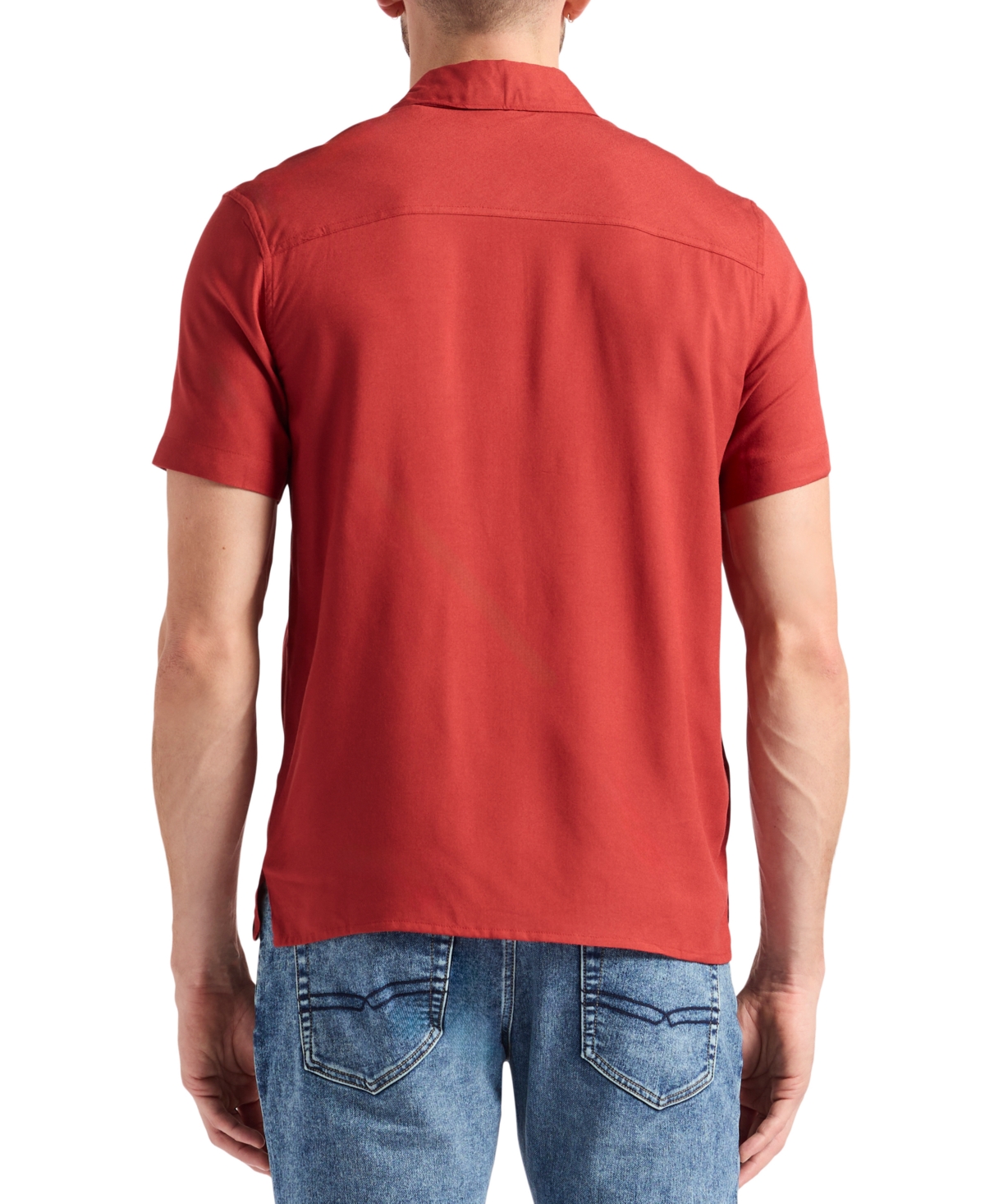 Buffalo David Bitton Men's Sirilo Fitted Short Sleeve Button-front Shirt