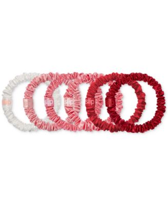 6-Pc. Strawberry Sundae Pure Silk Skinny Scrunchies Set, Exclusively at Macy's